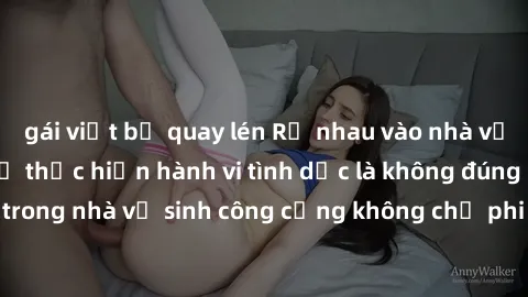 gái việt bị quay lén Rủ nhau vào nhà vệ sinh công cộng để thực hiện hành vi tình dục là không đúng đắn. Hành vi sex trong nhà vệ sinh công cộng không chỉ phi pháp mà còn gây ra rủi ro về sức khỏe và a